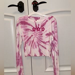 NWT! Pacsun Pink Tie-Dye XS Long Sleeve